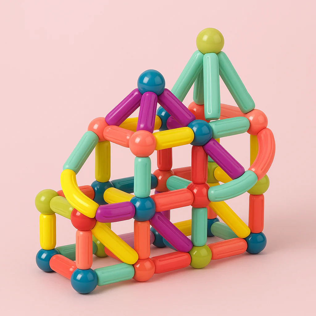 Magnet Toys™ – פיתוח יצירתיות – מקלות מגנטיים