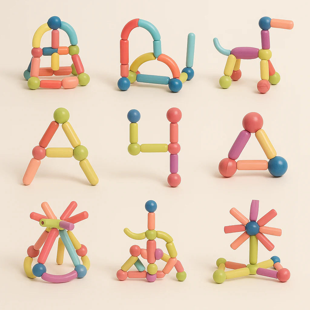 Magnet Toys™ – פיתוח יצירתיות – מקלות מגנטיים